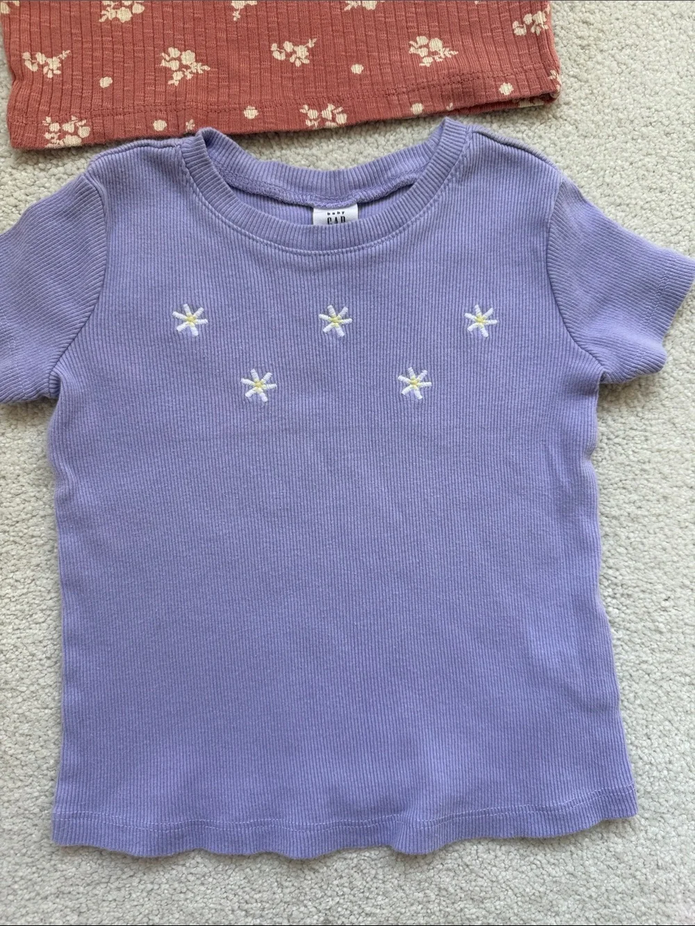 GAP/Cat & Jack/modern moments Short Sleeve Tees - Green, Rust, Yellow & Lavender